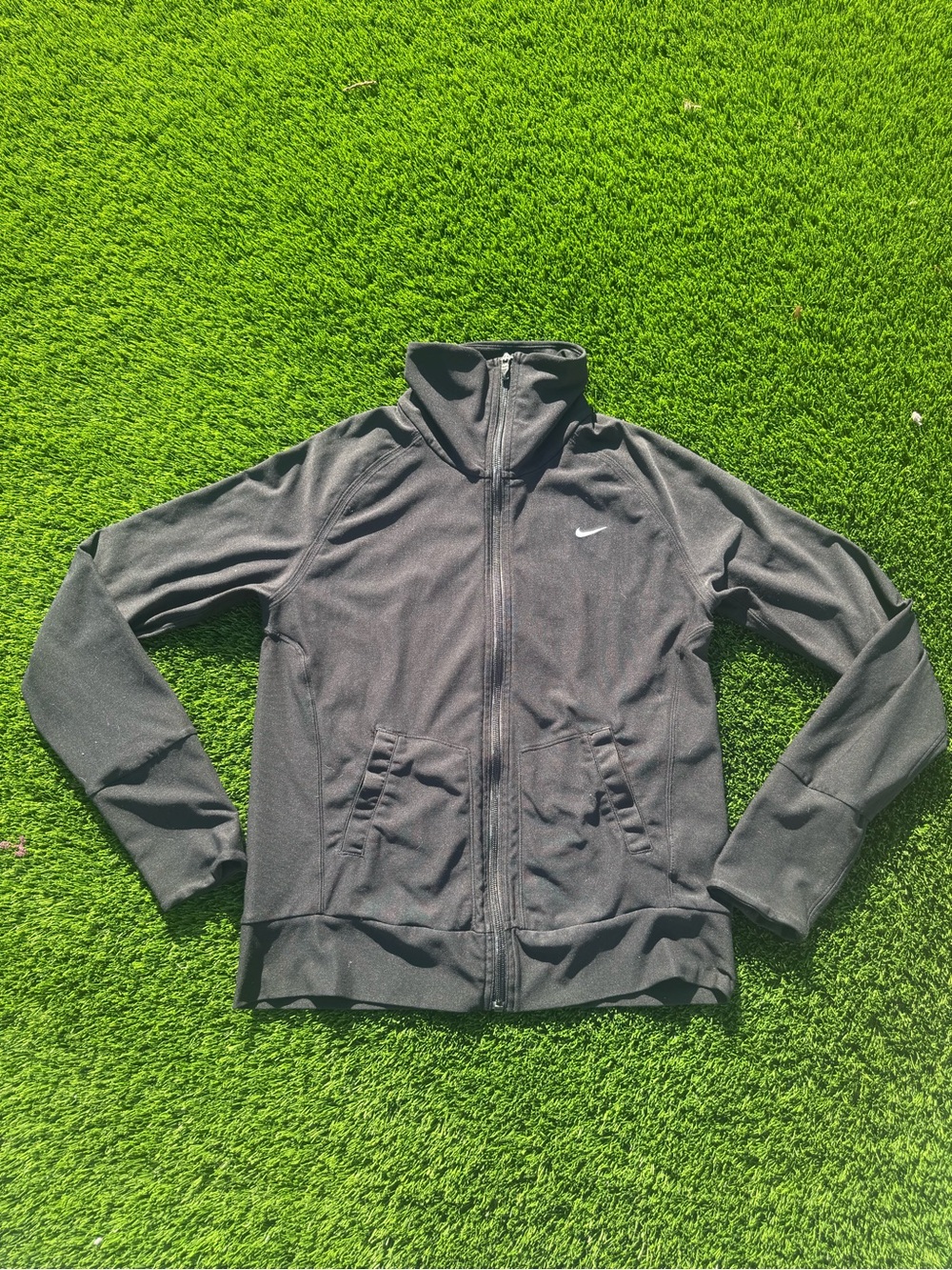 Nike drifit Black Full-Zip Women's Jacket